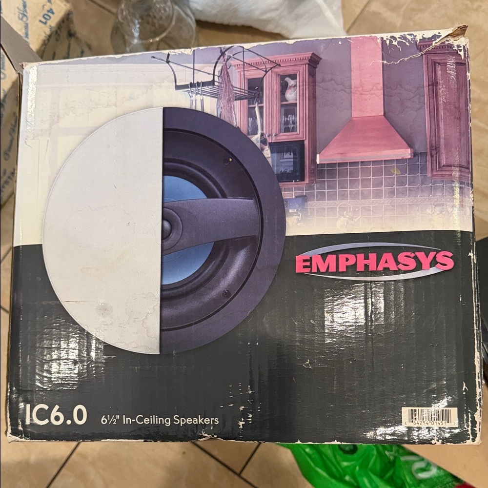 IC6.0 In-Ceiling Speakers - Black and White
